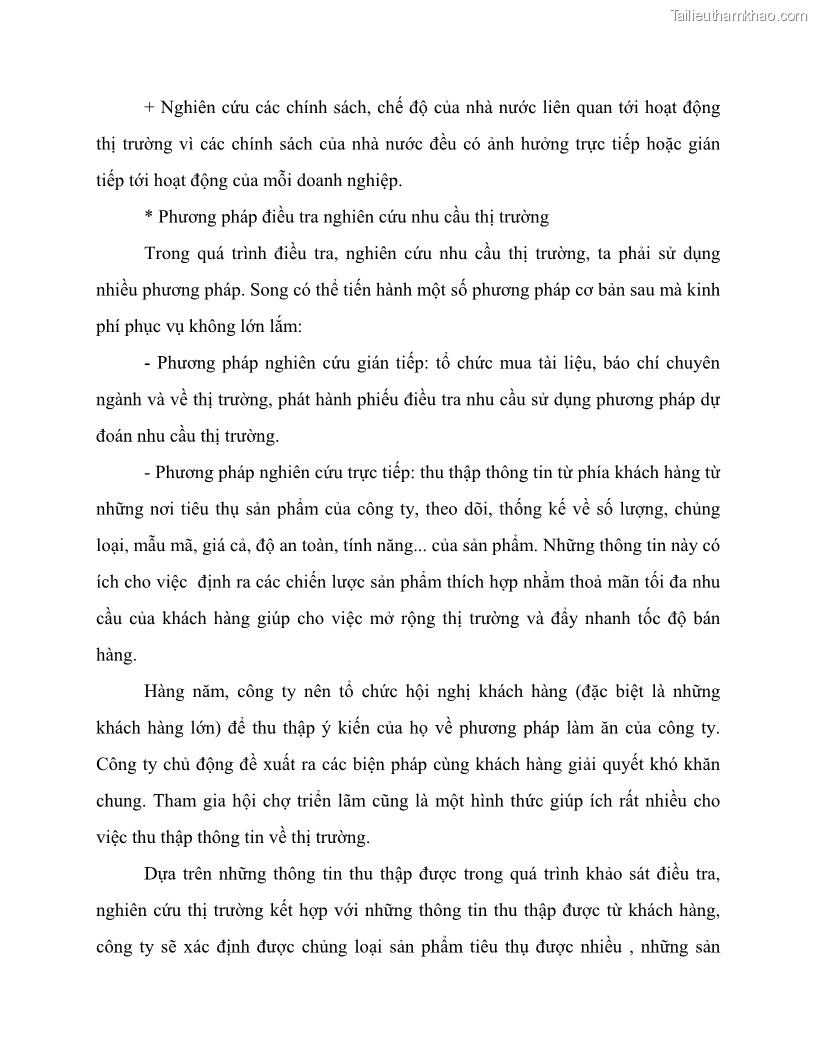 Khóa luận tốt nghiệp marketing Giải pháp mở rộng thị trường tiêu thụ sản phẩm tại công ty TNHH Thương mại dịch vụ tổng hợp Trường Hưng Thịnh - 6 Trang 63