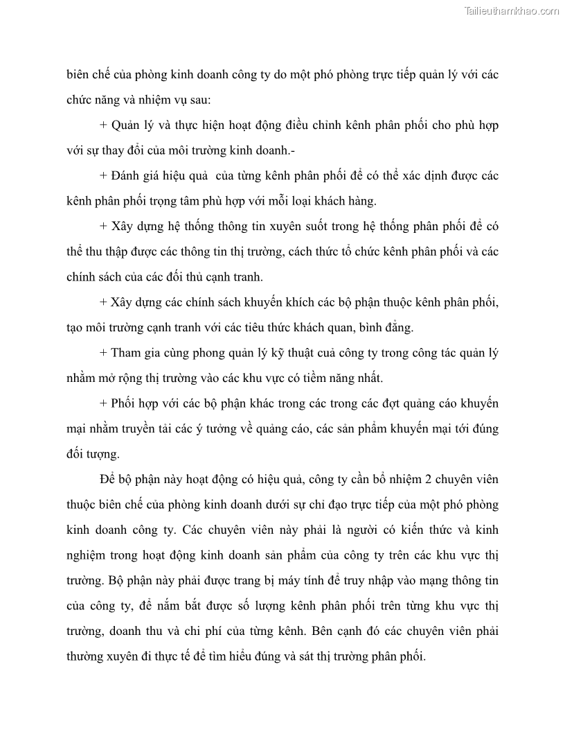 Khóa luận tốt nghiệp marketing Giải pháp mở rộng thị trường tiêu thụ sản phẩm tại công ty TNHH Thương mại dịch vụ tổng hợp Trường Hưng Thịnh - 6 Trang 68