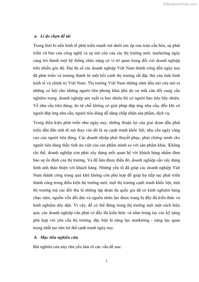 Khóa luận tốt nghiệp marketing Xây dựng kế hoạch truyền thông marketing cho thiết bị quan trắc môi trường Công ty Cổ phần KHKT Phượng Hải năm 2019 - 1 Trang 11