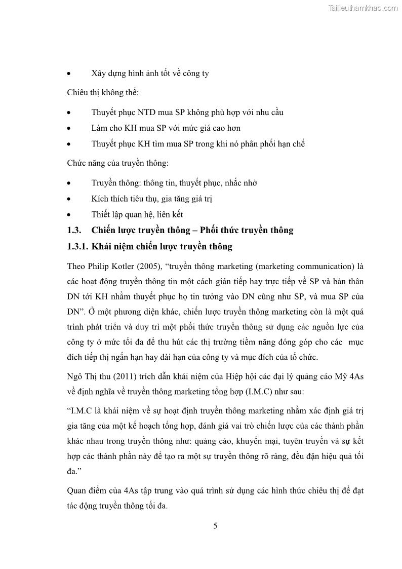 Khóa luận tốt nghiệp marketing Xây dựng kế hoạch truyền thông marketing cho thiết bị quan trắc môi trường Công ty Cổ phần KHKT Phượng Hải năm 2019 - 2 Trang 18