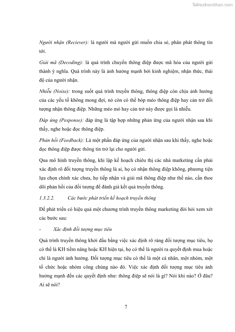 Khóa luận tốt nghiệp marketing Xây dựng kế hoạch truyền thông marketing cho thiết bị quan trắc môi trường Công ty Cổ phần KHKT Phượng Hải năm 2019 - 2 Trang 20