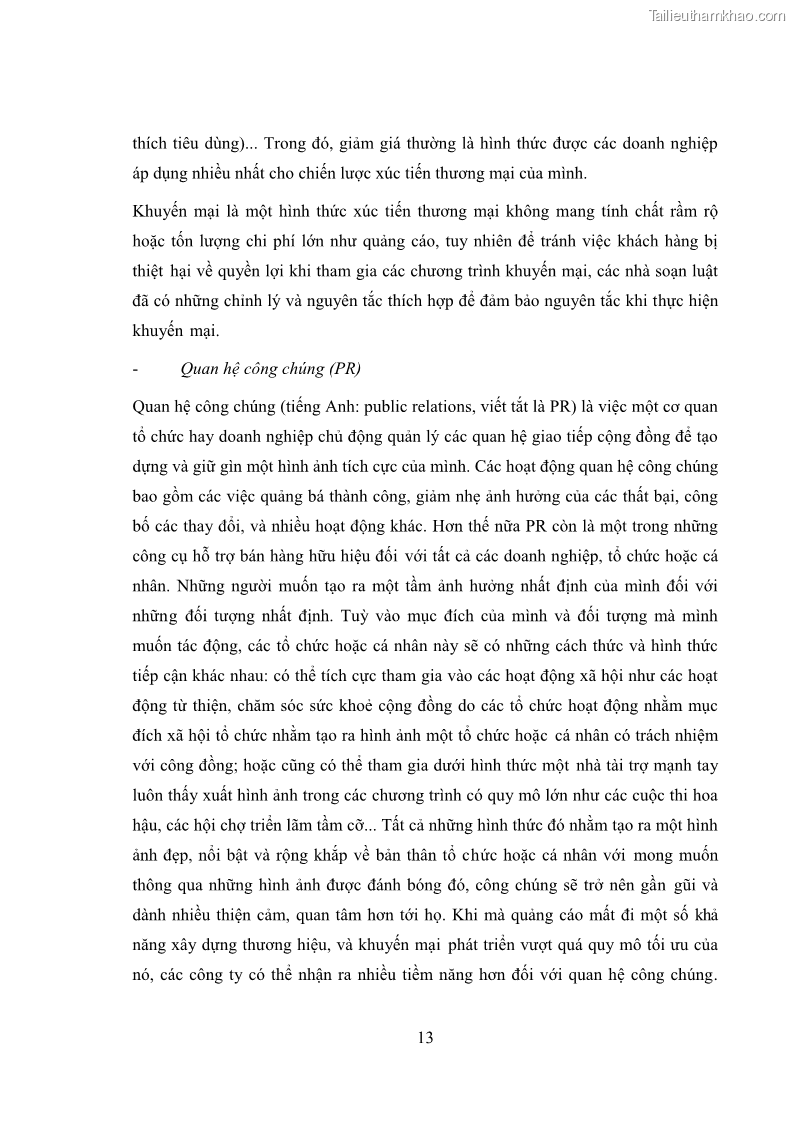 Khóa luận tốt nghiệp marketing Xây dựng kế hoạch truyền thông marketing cho thiết bị quan trắc môi trường Công ty Cổ phần KHKT Phượng Hải năm 2019 - 3 Trang 26