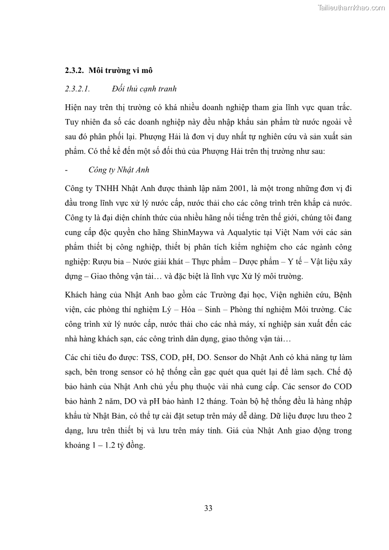 Khóa luận tốt nghiệp marketing Xây dựng kế hoạch truyền thông marketing cho thiết bị quan trắc môi trường Công ty Cổ phần KHKT Phượng Hải năm 2019 - 4 Trang 46
