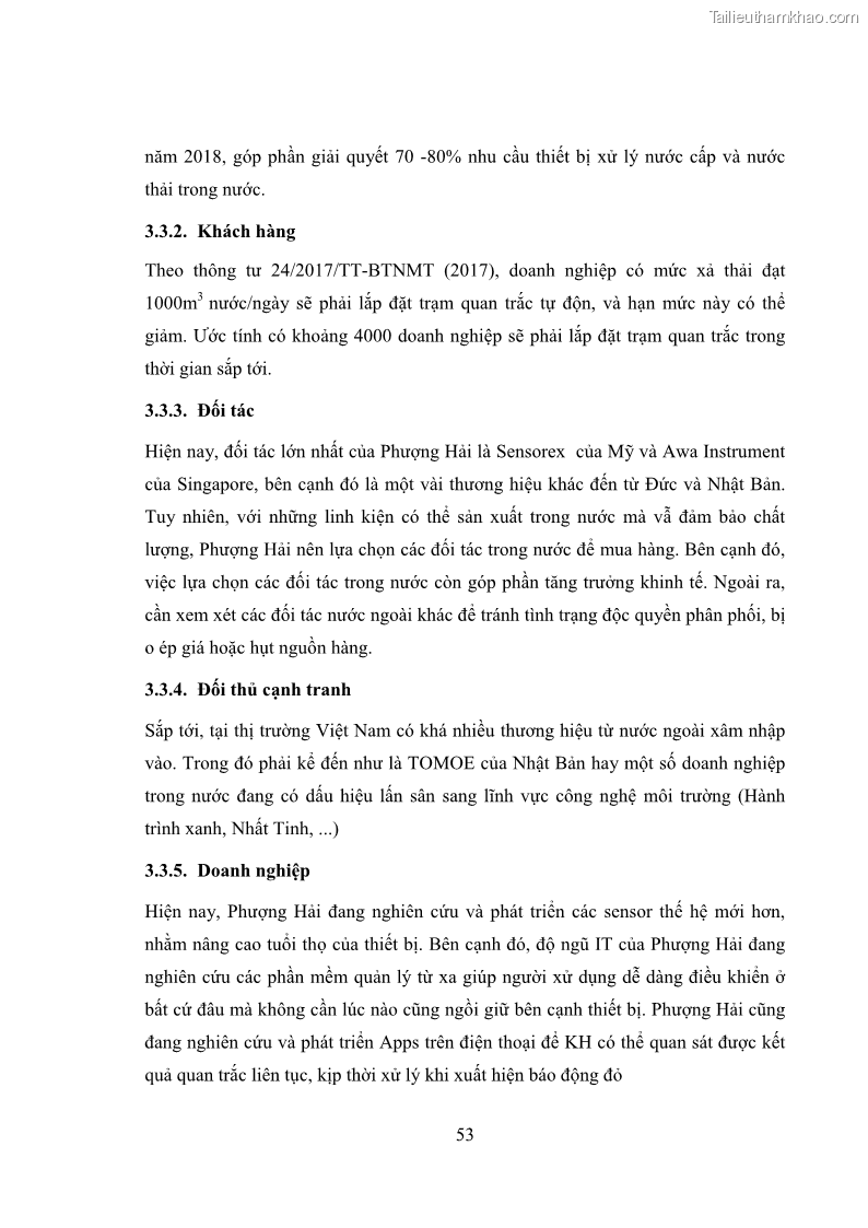 Khóa luận tốt nghiệp marketing Xây dựng kế hoạch truyền thông marketing cho thiết bị quan trắc môi trường Công ty Cổ phần KHKT Phượng Hải năm 2019 - 6 Trang 66