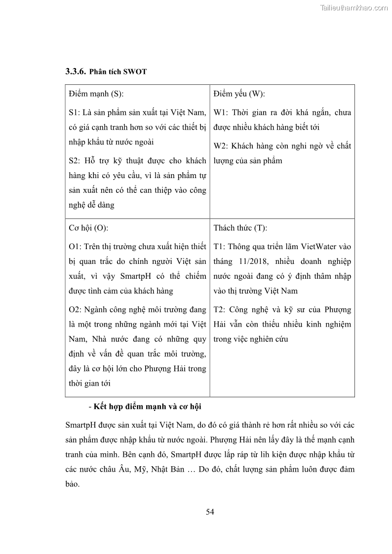 Khóa luận tốt nghiệp marketing Xây dựng kế hoạch truyền thông marketing cho thiết bị quan trắc môi trường Công ty Cổ phần KHKT Phượng Hải năm 2019 - 6 Trang 67