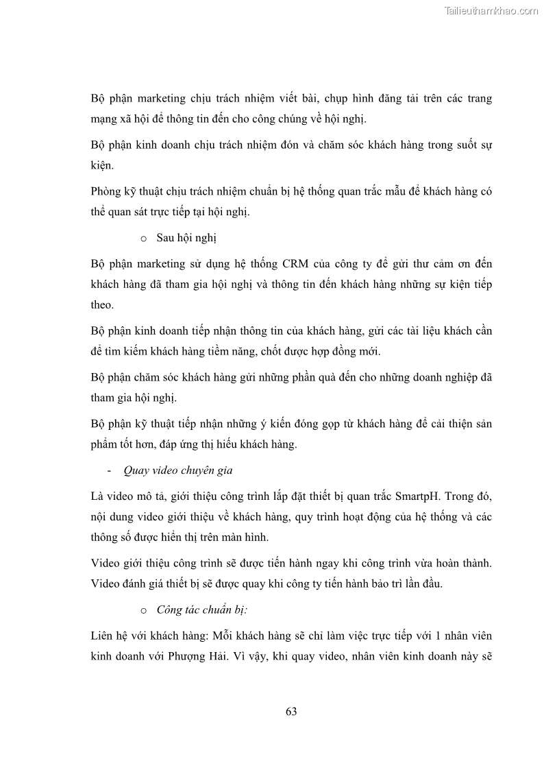 Khóa luận tốt nghiệp marketing Xây dựng kế hoạch truyền thông marketing cho thiết bị quan trắc môi trường Công ty Cổ phần KHKT Phượng Hải năm 2019 - 7 Trang 76