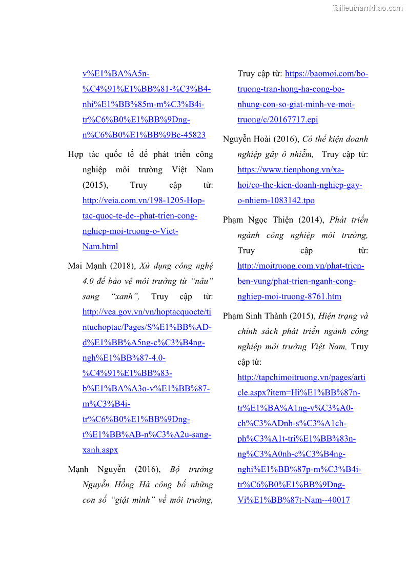 Khóa luận tốt nghiệp marketing Xây dựng kế hoạch truyền thông marketing cho thiết bị quan trắc môi trường Công ty Cổ phần KHKT Phượng Hải năm 2019 - 8 Trang 94