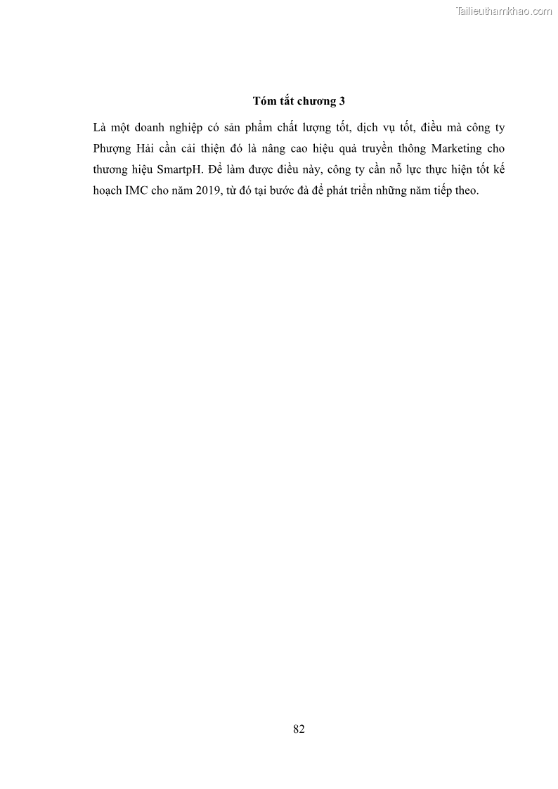 Khóa luận tốt nghiệp marketing Xây dựng kế hoạch truyền thông marketing cho thiết bị quan trắc môi trường Công ty Cổ phần KHKT Phượng Hải năm 2019 - 8 Trang 90