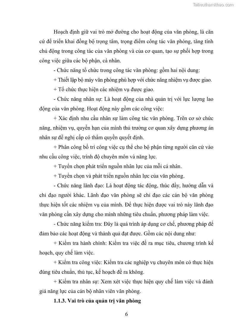 Khóa luận tốt nghiệp Nâng cao hiệu quả công tác quản trị văn phòng tại Văn phòng HĐND và UBND huyện Lộc Bình, tỉnh Lạng Sơn - 1 Trang 11