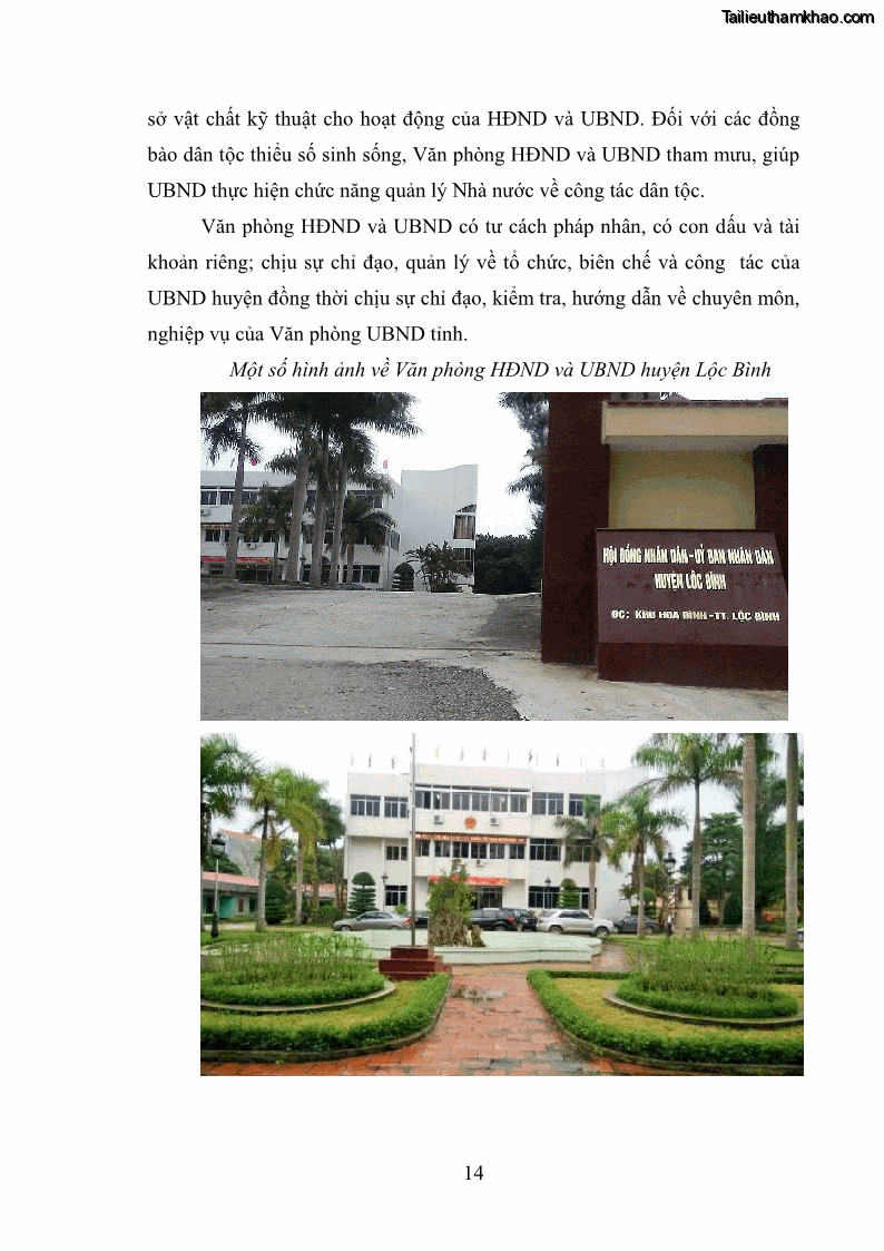 Khóa luận tốt nghiệp Nâng cao hiệu quả công tác quản trị văn phòng tại Văn phòng HĐND và UBND huyện Lộc Bình, tỉnh Lạng Sơn - 2 Trang 19