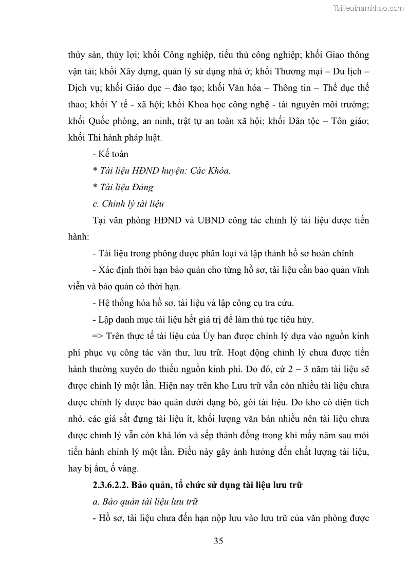 Khóa luận tốt nghiệp Nâng cao hiệu quả công tác quản trị văn phòng tại Văn phòng HĐND và UBND huyện Lộc Bình, tỉnh Lạng Sơn - 4 Trang 40