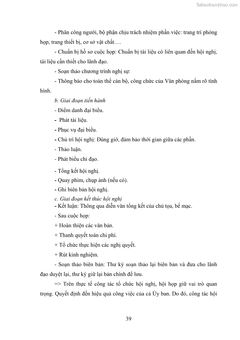 Khóa luận tốt nghiệp Nâng cao hiệu quả công tác quản trị văn phòng tại Văn phòng HĐND và UBND huyện Lộc Bình, tỉnh Lạng Sơn - 4 Trang 44