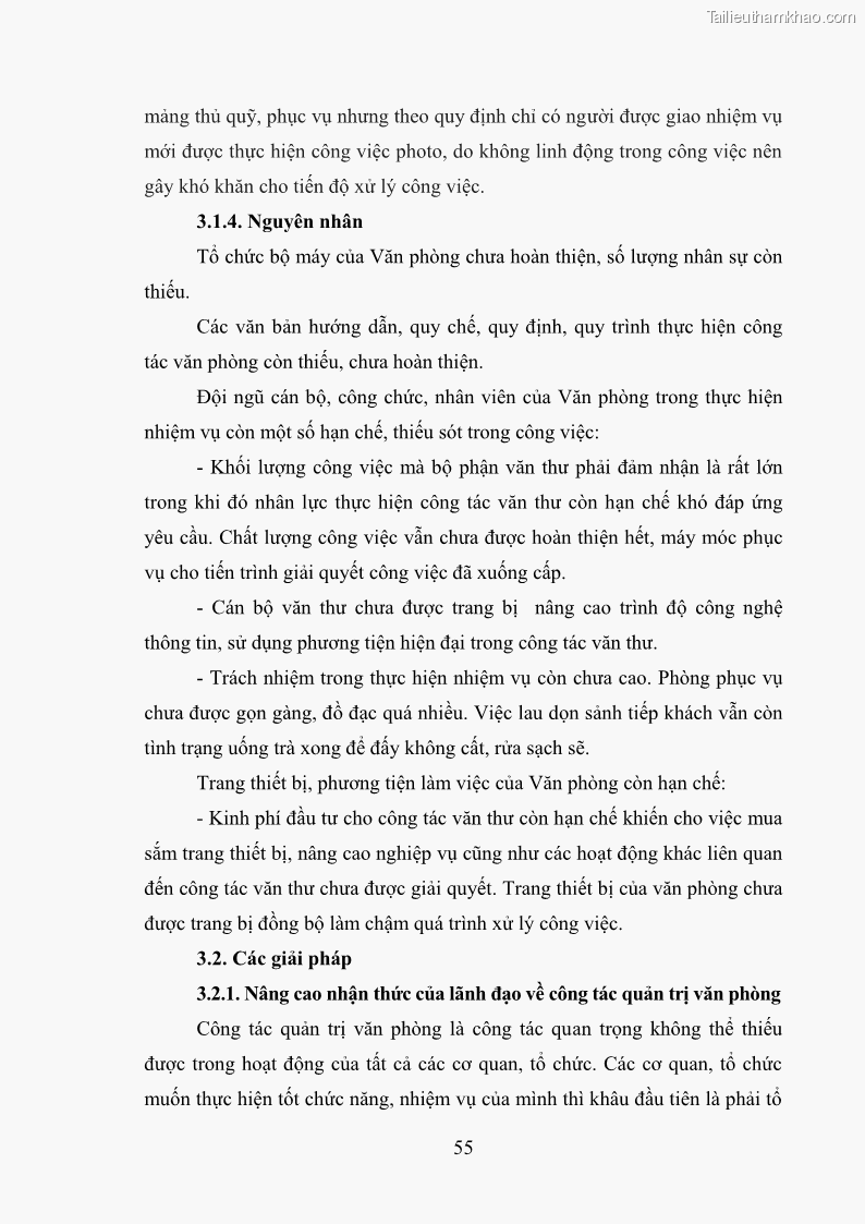 Khóa luận tốt nghiệp Nâng cao hiệu quả công tác quản trị văn phòng tại Văn phòng HĐND và UBND huyện Lộc Bình, tỉnh Lạng Sơn - 5 Trang 60
