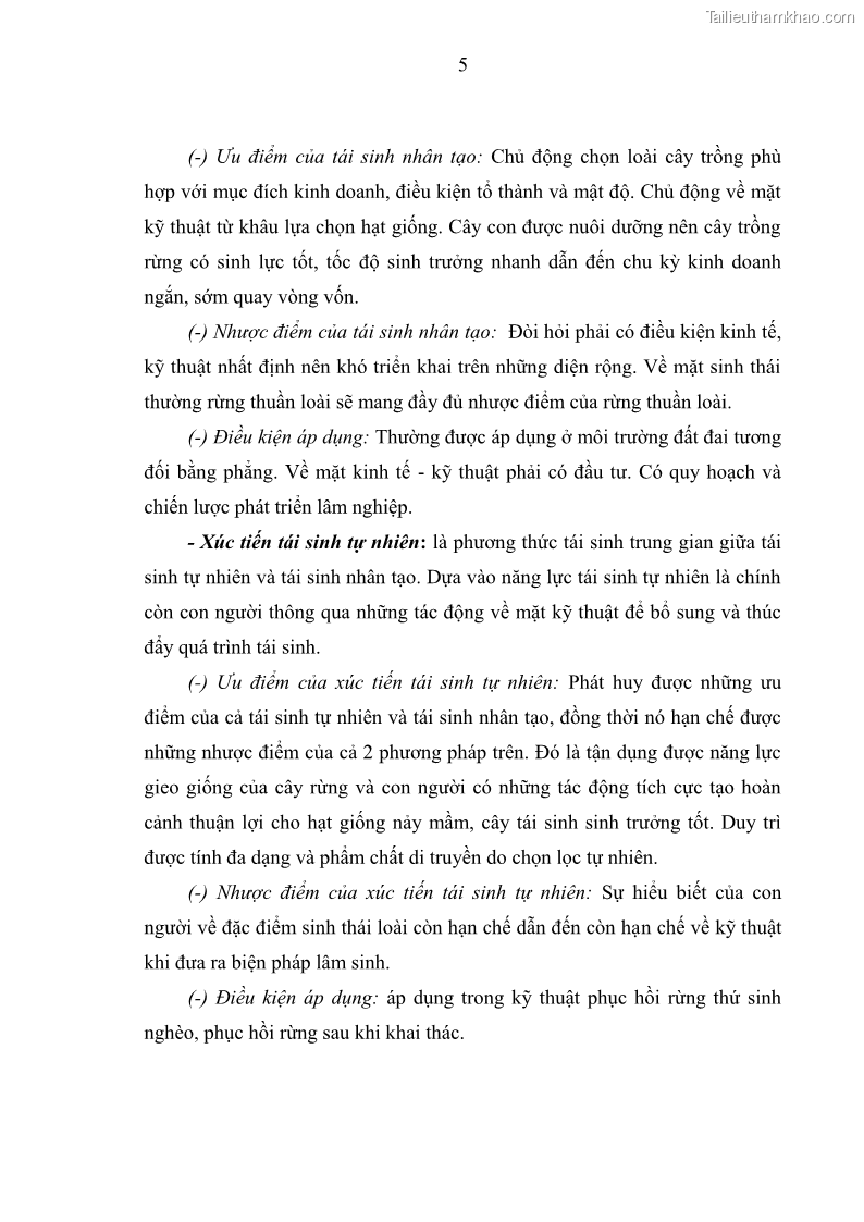 Khóa luận tốt nghiệp Nghiên cứu một số đặc điểm tái sinh tự nhiên lâm phần có loài cây Đinh mật Fernandoa brillettii Dop. Steenis phân bố tại xã Yên Lạc, Yên Trạch, tỉnh Thái Nguyên - 2 Trang 15