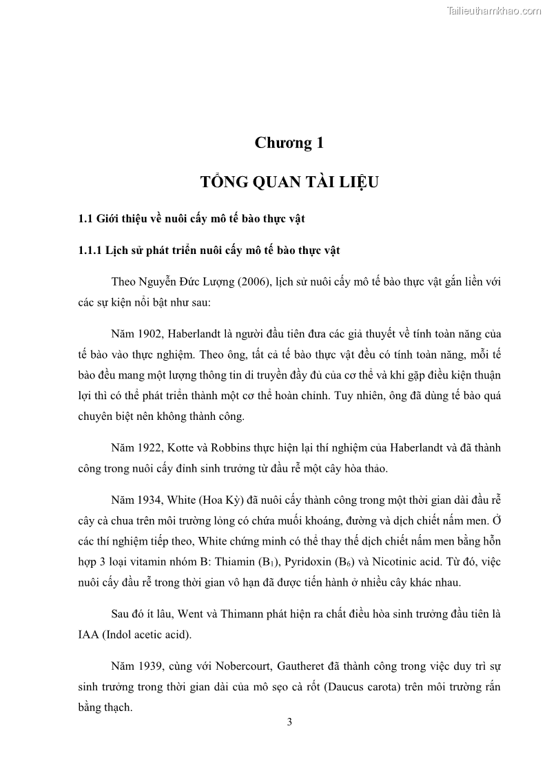 Khóa luận tốt nghiệp nông học Ảnh hưởng của BA, NAA và dịch chiết đến khả năng sinh trưởng của lan Cattleya Cattleya sp. in vitro - 2 Trang 13
