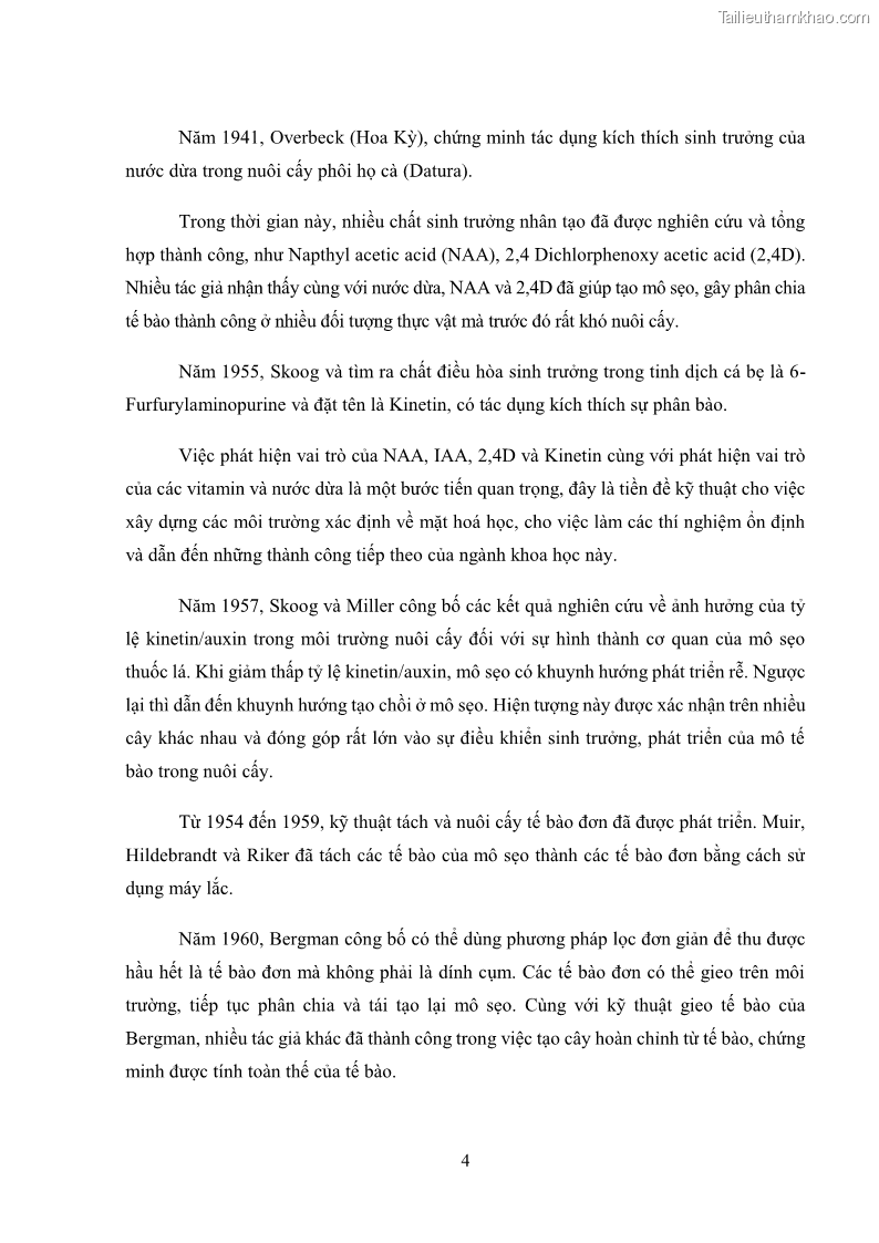 Khóa luận tốt nghiệp nông học Ảnh hưởng của BA, NAA và dịch chiết đến khả năng sinh trưởng của lan Cattleya Cattleya sp. in vitro - 2 Trang 14