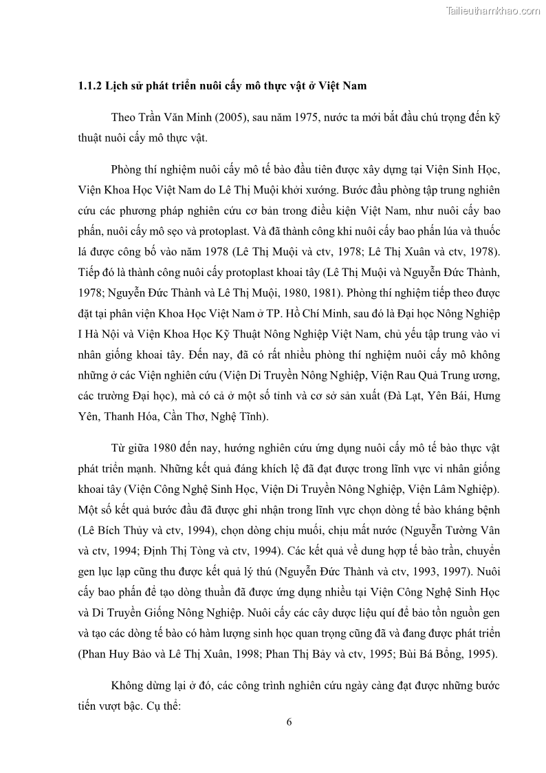 Khóa luận tốt nghiệp nông học Ảnh hưởng của BA, NAA và dịch chiết đến khả năng sinh trưởng của lan Cattleya Cattleya sp. in vitro - 2 Trang 16