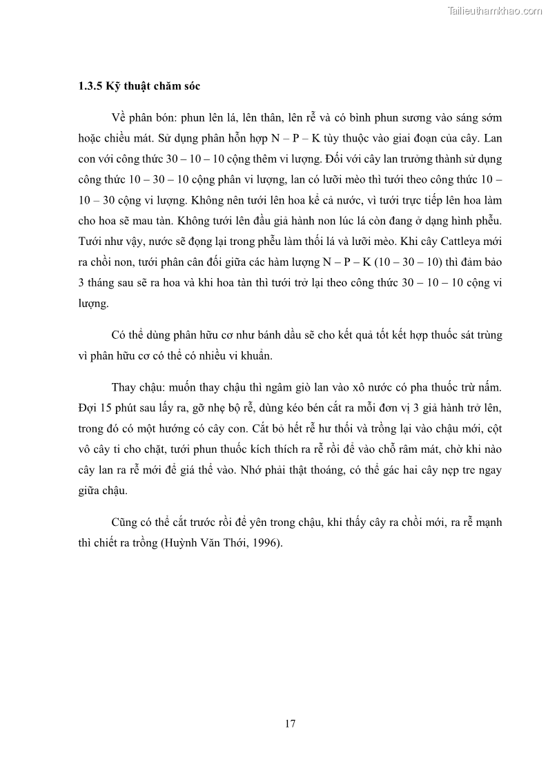 Khóa luận tốt nghiệp nông học Ảnh hưởng của BA, NAA và dịch chiết đến khả năng sinh trưởng của lan Cattleya Cattleya sp. in vitro - 3 Trang 27