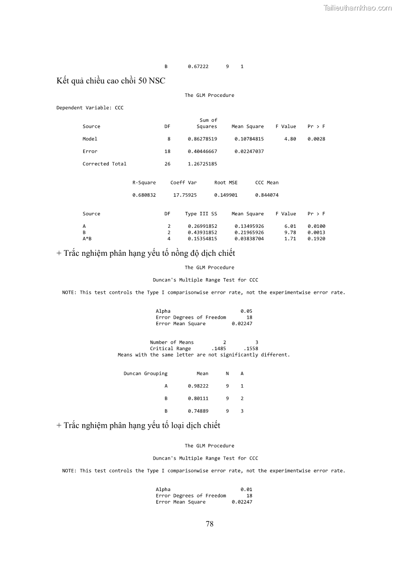 Khóa luận tốt nghiệp nông học Ảnh hưởng của BA, NAA và dịch chiết đến khả năng sinh trưởng của lan Cattleya Cattleya sp. in vitro - 8 Trang 88