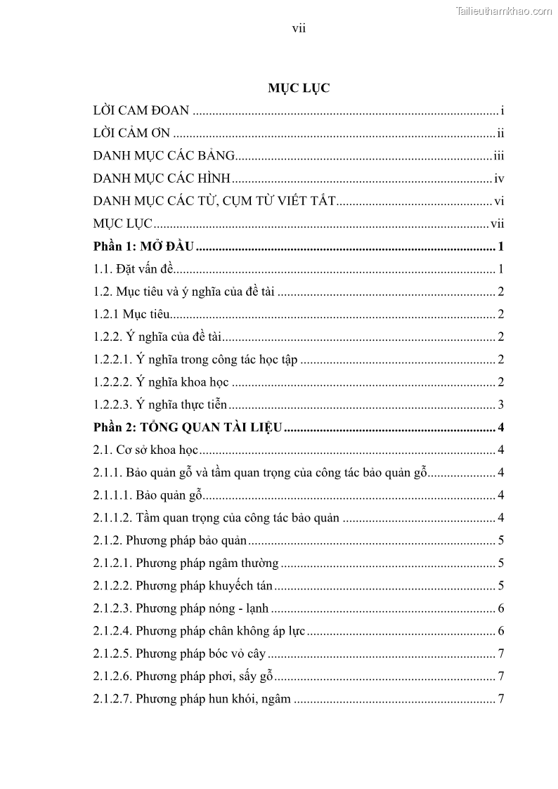 Khóa luận tốt nghiệp nông lâm kết hợp Bước đầu nghiên cứu bảo quản gỗ thông từ vỏ và lá cây bạch đàn trắng Eucalyptus camadulensis Dehnh tại trường Đại Học Nông Lâm Thái Nguyên - 1 Trang 8