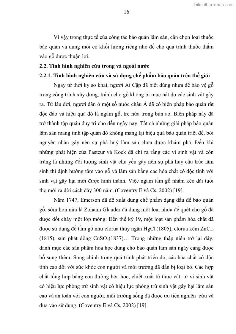 Khóa luận tốt nghiệp nông lâm kết hợp Bước đầu nghiên cứu bảo quản gỗ thông từ vỏ và lá cây bạch đàn trắng Eucalyptus camadulensis Dehnh tại trường Đại Học Nông Lâm Thái Nguyên - 3 Trang 26