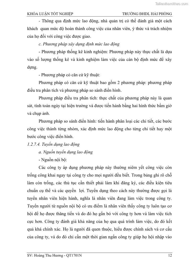 Khóa luận tốt nghiệp quản trị doanh nghiệp Một số biện pháp nâng cao hiệu quả sử dụng nguồn nhân lực tại công ty Cổ phần Nạo vét đường biển I - 2 Trang 22