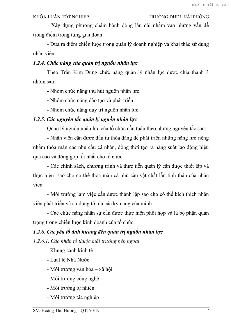 Khóa luận tốt nghiệp quản trị doanh nghiệp Một số biện pháp nâng cao hiệu quả sử dụng nguồn nhân lực tại công ty Cổ phần Nạo vét đường biển I - 2 Trang 17