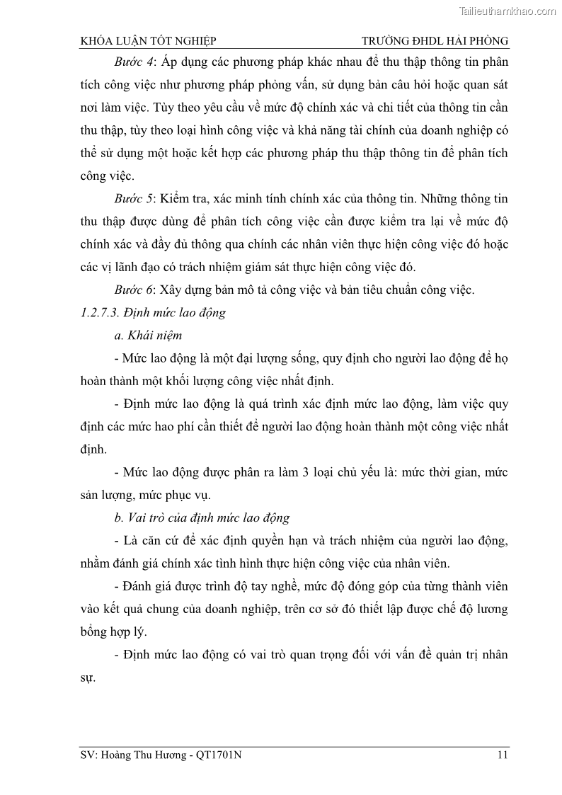 Khóa luận tốt nghiệp quản trị doanh nghiệp Một số biện pháp nâng cao hiệu quả sử dụng nguồn nhân lực tại công ty Cổ phần Nạo vét đường biển I - 2 Trang 21