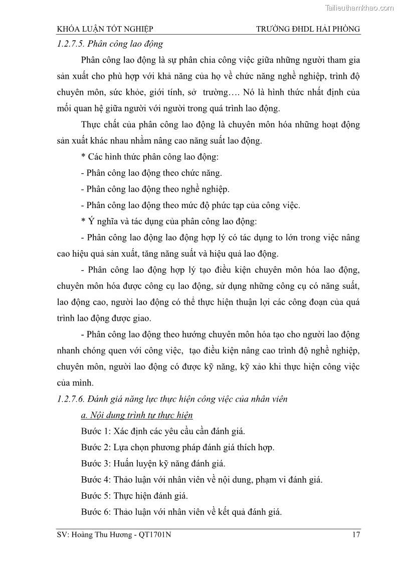 Khóa luận tốt nghiệp quản trị doanh nghiệp Một số biện pháp nâng cao hiệu quả sử dụng nguồn nhân lực tại công ty Cổ phần Nạo vét đường biển I - 3 Trang 27