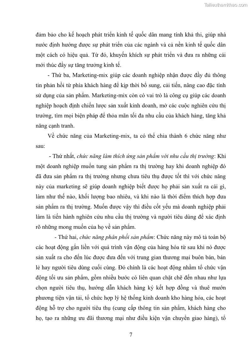 Khóa luận tốt nghiệp quản trị marketing Hoàn thiện hoạt động Marketing-mix nhằm thúc đẩy tiêu thụ sản phẩm của Công ty TNHH thiết bị phụ tùng ô tô Trung Kiên - 2 Trang 18