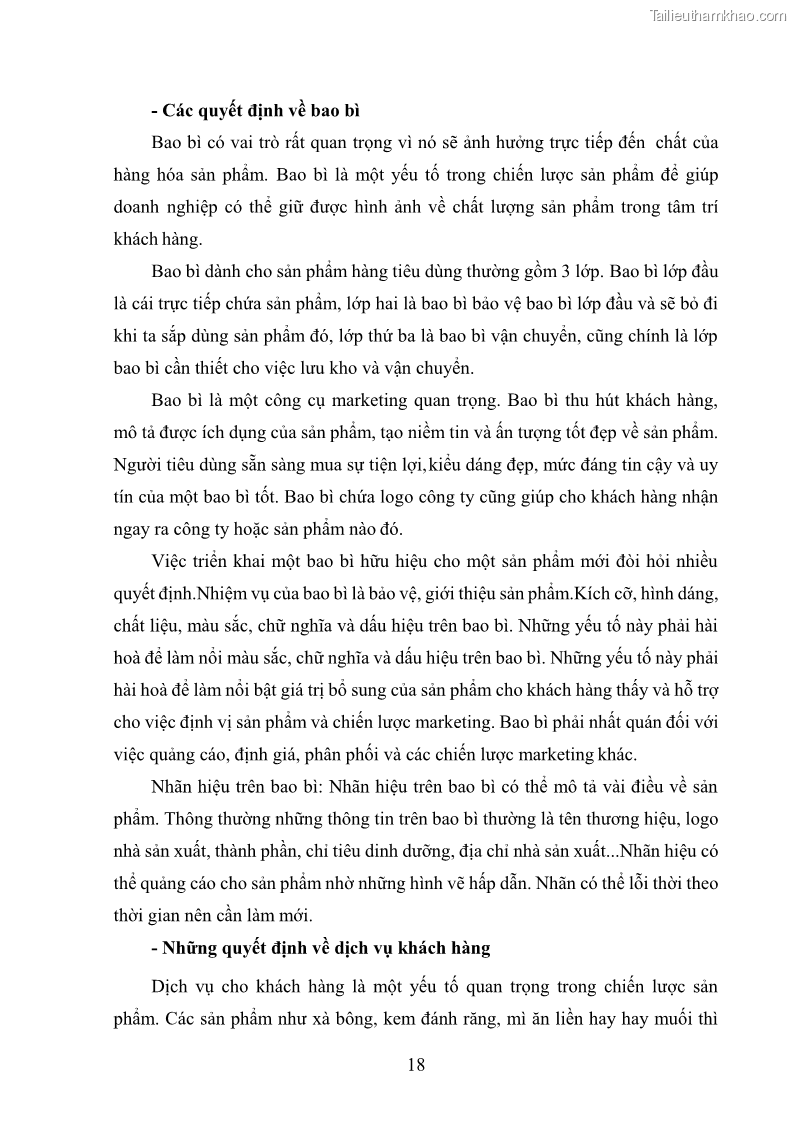 Khóa luận tốt nghiệp quản trị marketing Hoàn thiện hoạt động Marketing-mix nhằm thúc đẩy tiêu thụ sản phẩm của Công ty TNHH thiết bị phụ tùng ô tô Trung Kiên - 3 Trang 29