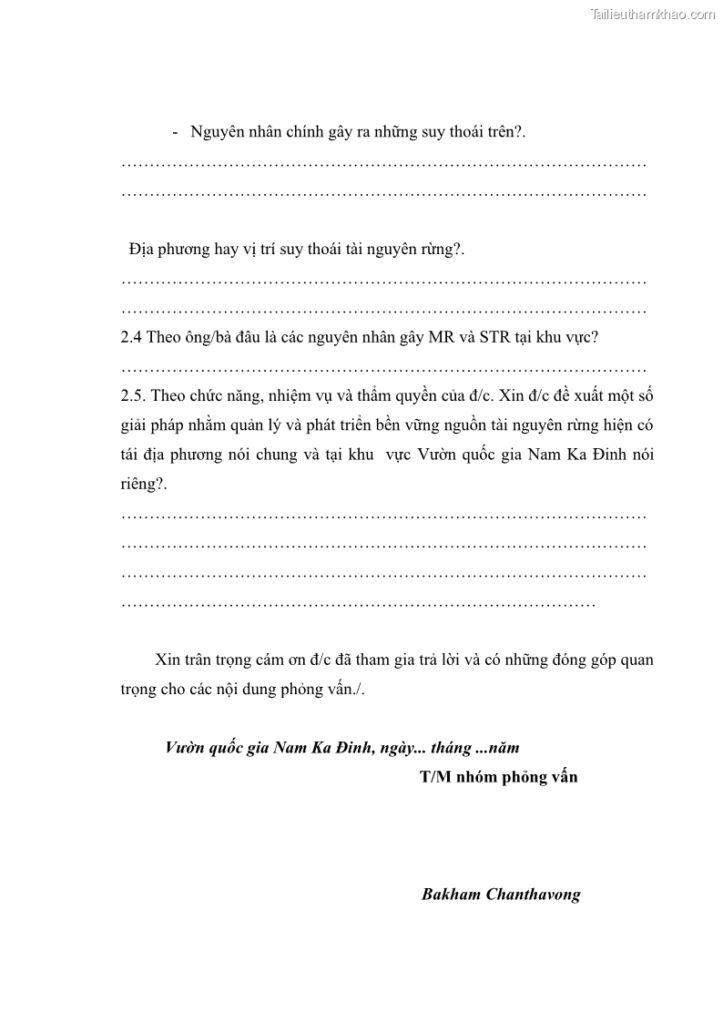 Luận án tiến sĩ lâm nghiệp Nghiên cứu ứng dụng công nghệ địa không gian trong quản lý tài nguyên rừng tại khu vực Vườn Quốc gia Nam Ka Đinh, nước Cộng hòa Dân chủ Nhân dân Lào - 13 Trang 156