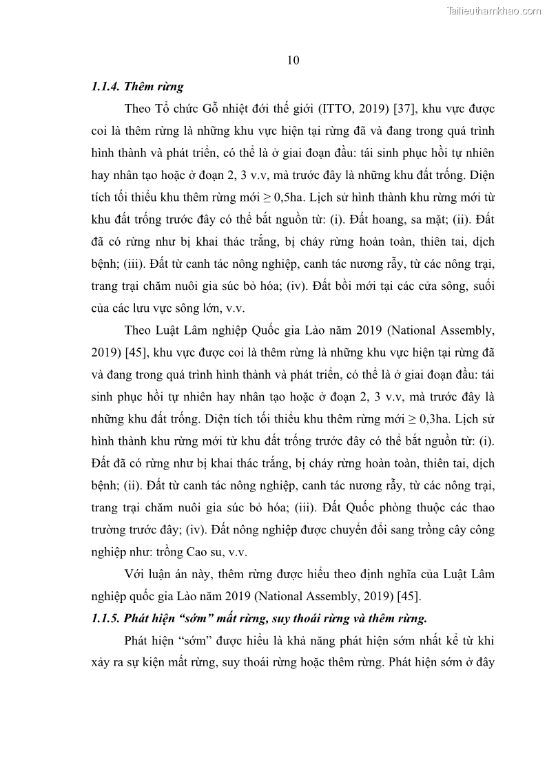 Luận án tiến sĩ lâm nghiệp Nghiên cứu ứng dụng công nghệ địa không gian trong quản lý tài nguyên rừng tại khu vực Vườn Quốc gia Nam Ka Đinh, nước Cộng hòa Dân chủ Nhân dân Lào - 2 Trang 23