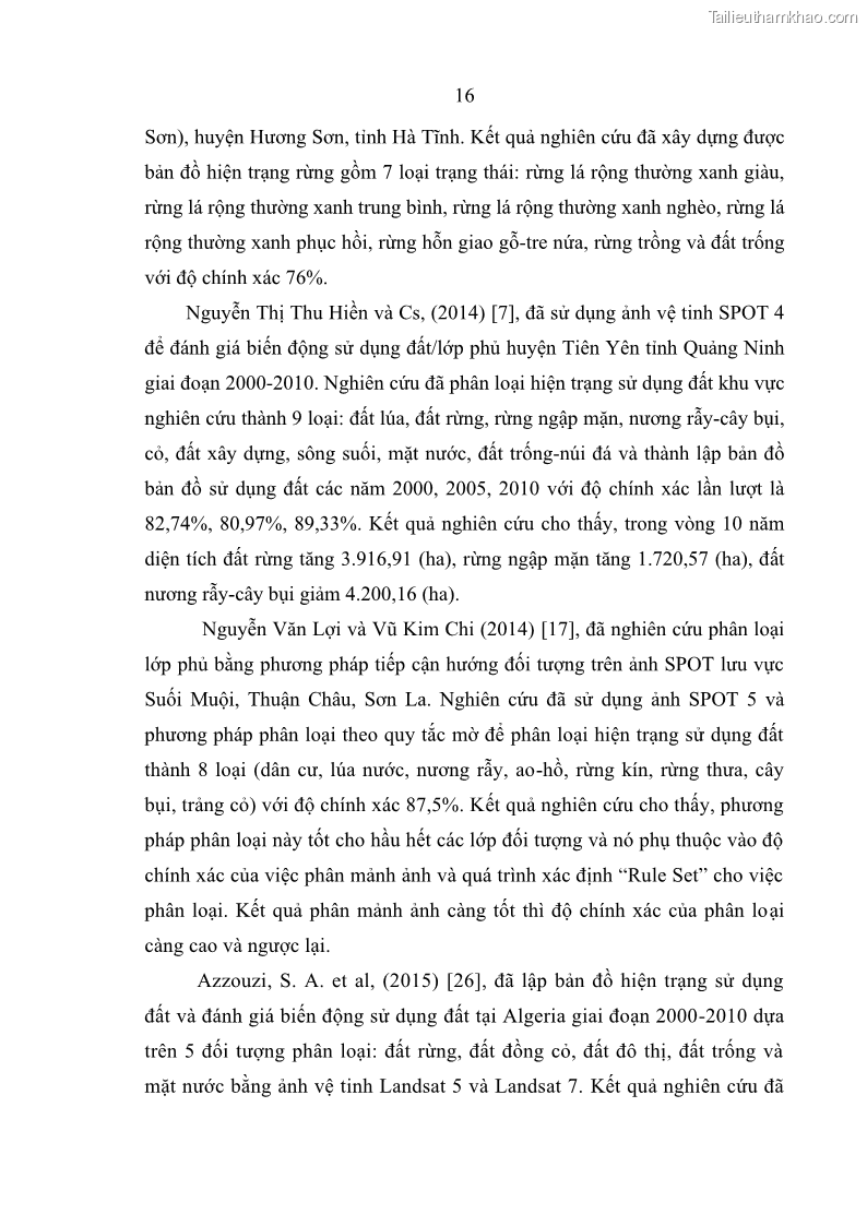 Luận án tiến sĩ lâm nghiệp Nghiên cứu ứng dụng công nghệ địa không gian trong quản lý tài nguyên rừng tại khu vực Vườn Quốc gia Nam Ka Đinh, nước Cộng hòa Dân chủ Nhân dân Lào - 3 Trang 29