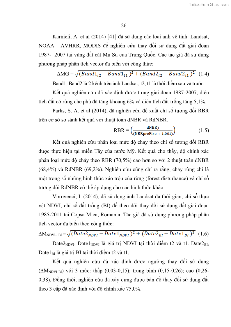 Luận án tiến sĩ lâm nghiệp Nghiên cứu ứng dụng công nghệ địa không gian trong quản lý tài nguyên rừng tại khu vực Vườn Quốc gia Nam Ka Đinh, nước Cộng hòa Dân chủ Nhân dân Lào - 4 Trang 39
