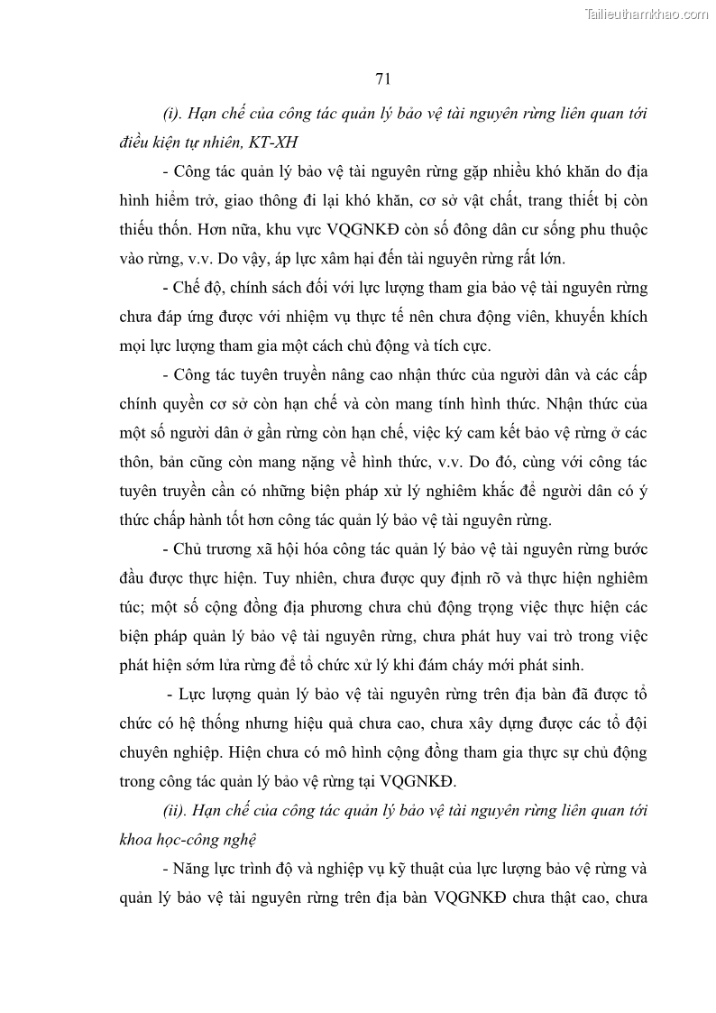 Luận án tiến sĩ lâm nghiệp Nghiên cứu ứng dụng công nghệ địa không gian trong quản lý tài nguyên rừng tại khu vực Vườn Quốc gia Nam Ka Đinh, nước Cộng hòa Dân chủ Nhân dân Lào - 7 Trang 84