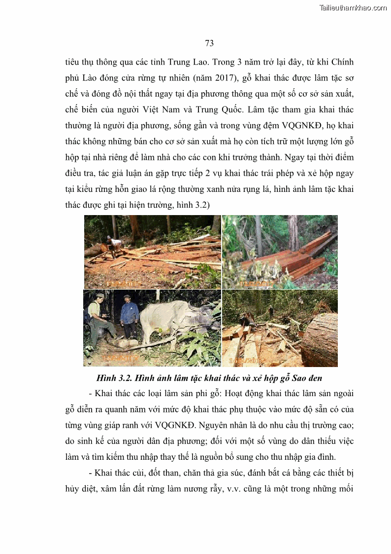 Luận án tiến sĩ lâm nghiệp Nghiên cứu ứng dụng công nghệ địa không gian trong quản lý tài nguyên rừng tại khu vực Vườn Quốc gia Nam Ka Đinh, nước Cộng hòa Dân chủ Nhân dân Lào - 8 Trang 86