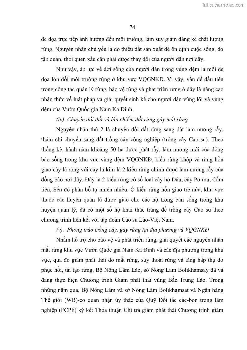 Luận án tiến sĩ lâm nghiệp Nghiên cứu ứng dụng công nghệ địa không gian trong quản lý tài nguyên rừng tại khu vực Vườn Quốc gia Nam Ka Đinh, nước Cộng hòa Dân chủ Nhân dân Lào - 8 Trang 87