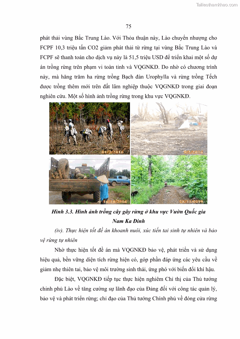 Luận án tiến sĩ lâm nghiệp Nghiên cứu ứng dụng công nghệ địa không gian trong quản lý tài nguyên rừng tại khu vực Vườn Quốc gia Nam Ka Đinh, nước Cộng hòa Dân chủ Nhân dân Lào - 8 Trang 88