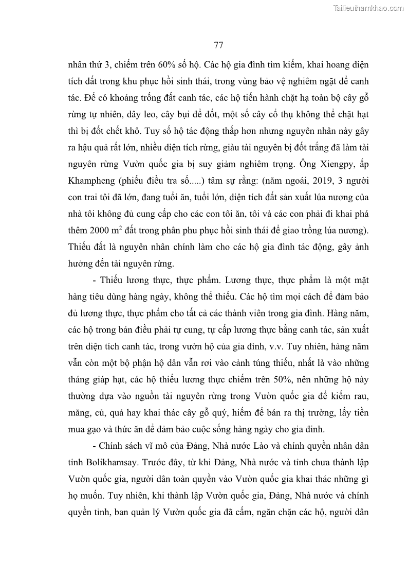 Luận án tiến sĩ lâm nghiệp Nghiên cứu ứng dụng công nghệ địa không gian trong quản lý tài nguyên rừng tại khu vực Vườn Quốc gia Nam Ka Đinh, nước Cộng hòa Dân chủ Nhân dân Lào - 8 Trang 90
