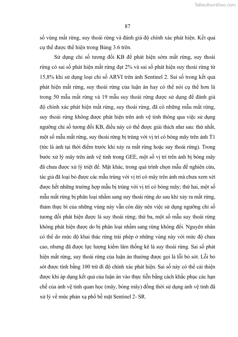 Luận án tiến sĩ lâm nghiệp Nghiên cứu ứng dụng công nghệ địa không gian trong quản lý tài nguyên rừng tại khu vực Vườn Quốc gia Nam Ka Đinh, nước Cộng hòa Dân chủ Nhân dân Lào - 9 Trang 100