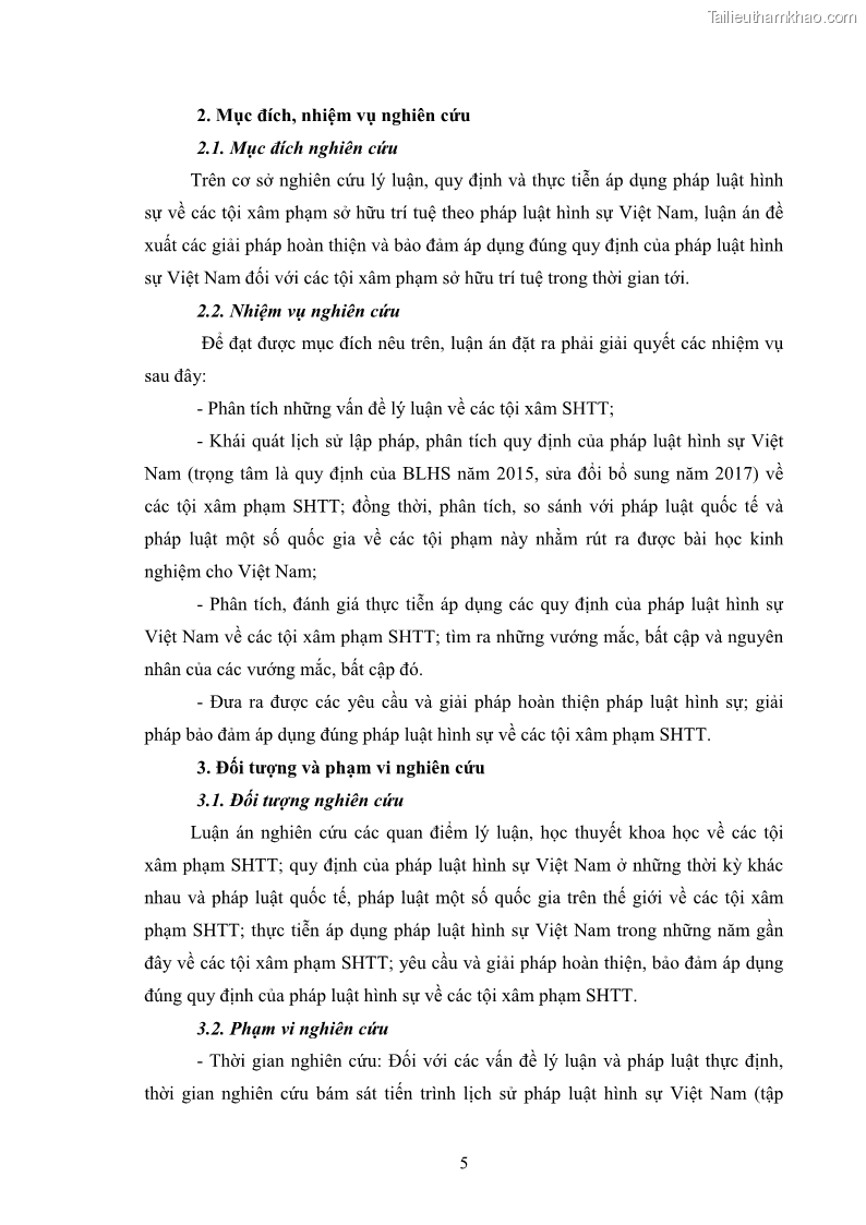 Luận án tiến sĩ luật học Các tội xâm phạm sở hữu trí tuệ theo pháp luật hình sự Việt Nam - 1 Trang 12