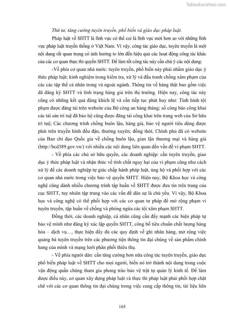 Luận án tiến sĩ luật học Các tội xâm phạm sở hữu trí tuệ theo pháp luật hình sự Việt Nam - 15 Trang 172