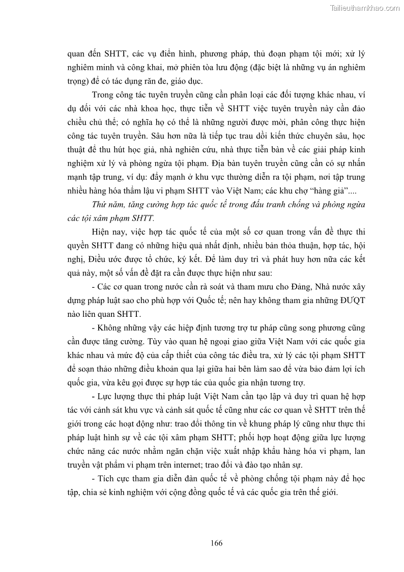 Luận án tiến sĩ luật học Các tội xâm phạm sở hữu trí tuệ theo pháp luật hình sự Việt Nam - 15 Trang 173