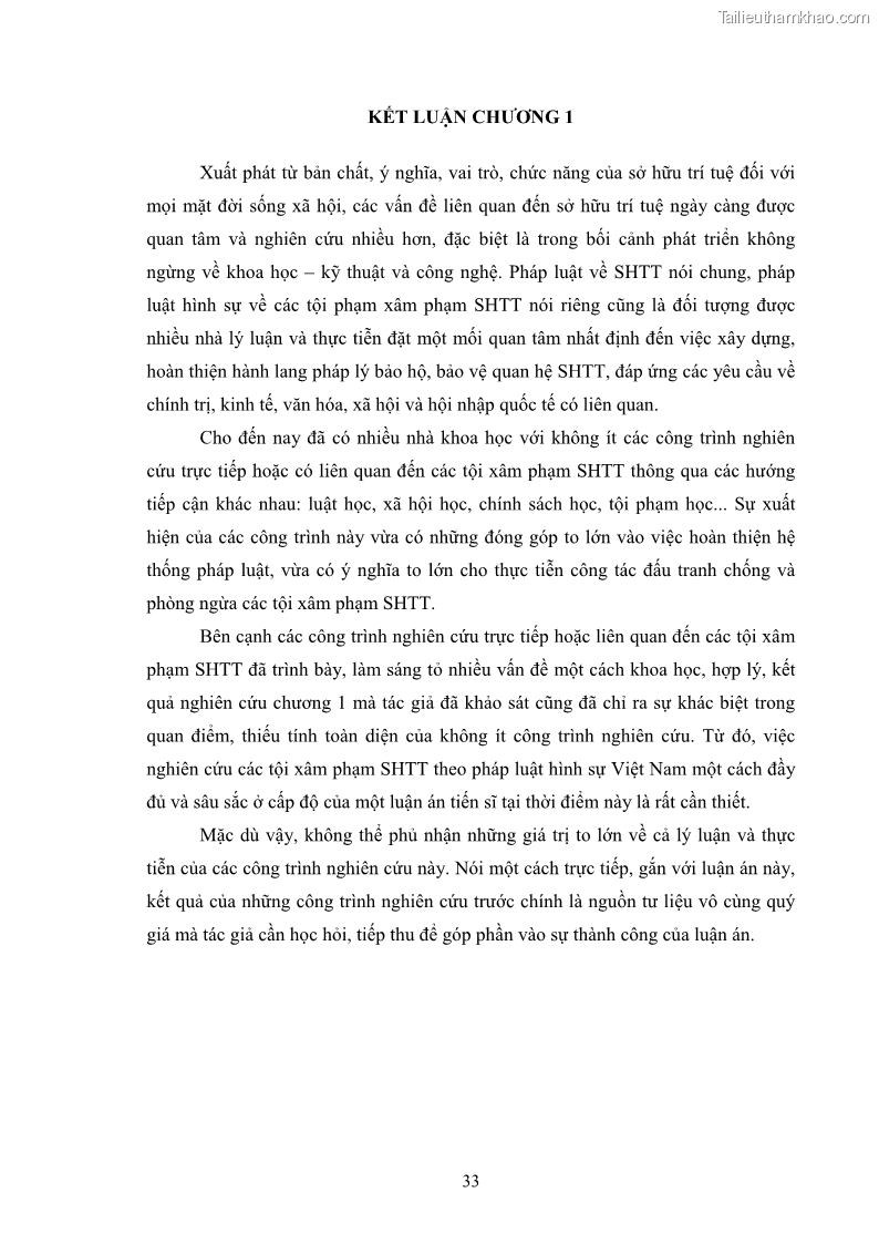Luận án tiến sĩ luật học Các tội xâm phạm sở hữu trí tuệ theo pháp luật hình sự Việt Nam - 4 Trang 40