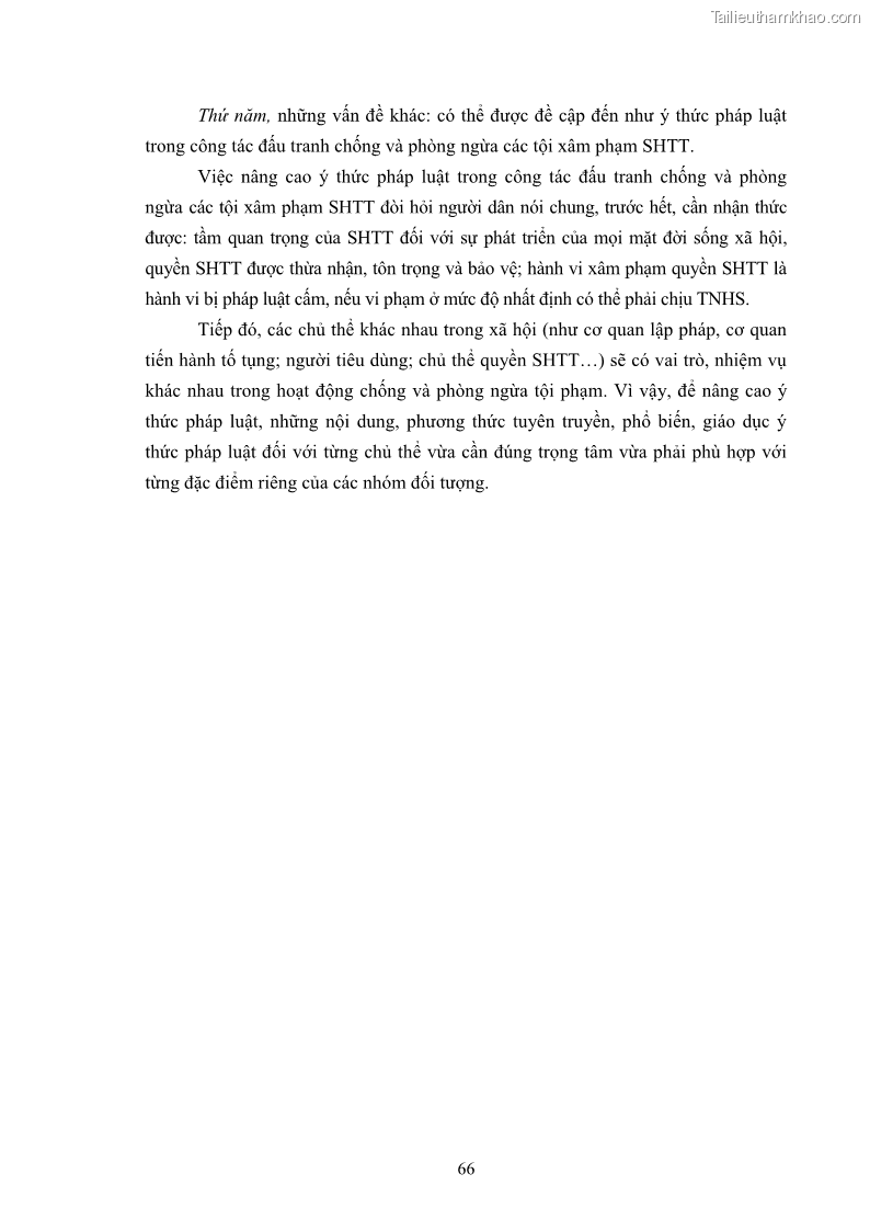 Luận án tiến sĩ luật học Các tội xâm phạm sở hữu trí tuệ theo pháp luật hình sự Việt Nam - 7 Trang 73