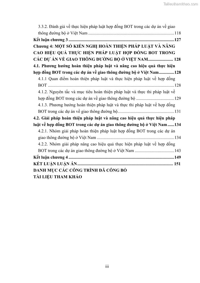 Luận án tiến sĩ luật học Hợp đồng xây dựng - kinh doanh - chuyển giao trong các dự án về giao thông đường bộ theo pháp luật Việt Nam hiện nay - 1 Trang 5