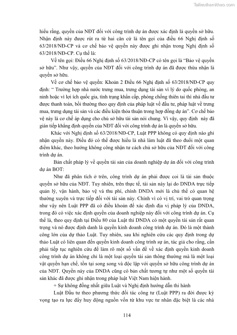 Luận án tiến sĩ luật học Hợp đồng xây dựng - kinh doanh - chuyển giao trong các dự án về giao thông đường bộ theo pháp luật Việt Nam hiện nay - 10 Trang 120