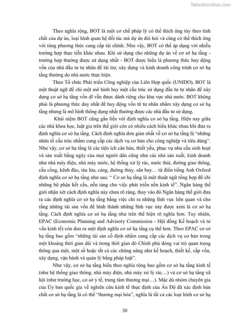 Luận án tiến sĩ luật học Hợp đồng xây dựng - kinh doanh - chuyển giao trong các dự án về giao thông đường bộ theo pháp luật Việt Nam hiện nay - 3 Trang 36