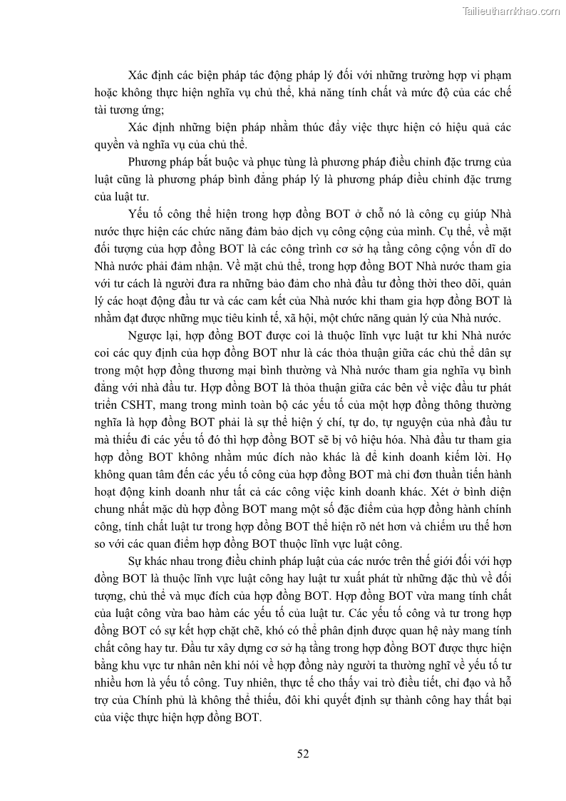 Luận án tiến sĩ luật học Hợp đồng xây dựng - kinh doanh - chuyển giao trong các dự án về giao thông đường bộ theo pháp luật Việt Nam hiện nay - 5 Trang 58